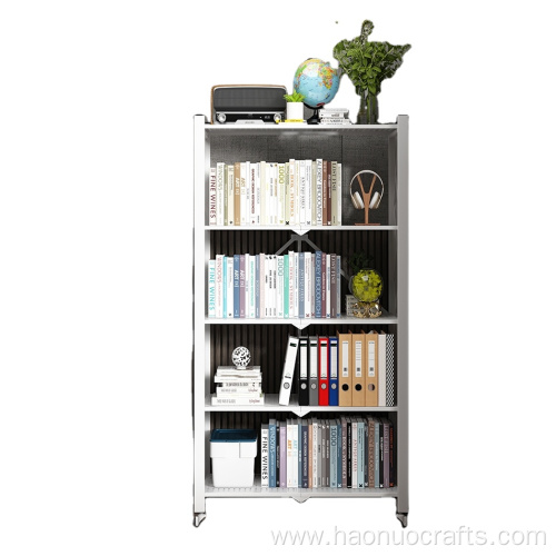 bookshelf bedroom movable bookshelf iron storage bookcase